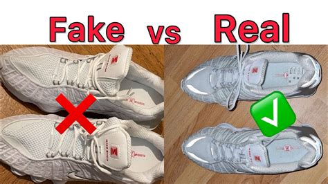 nike shox fake vs real|are nikes real shoes.